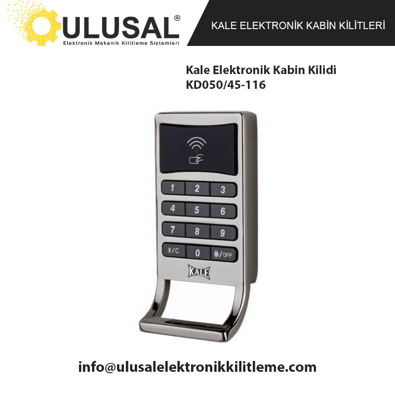 Kale Elektronik Kabin Kilidi KD050/45-116