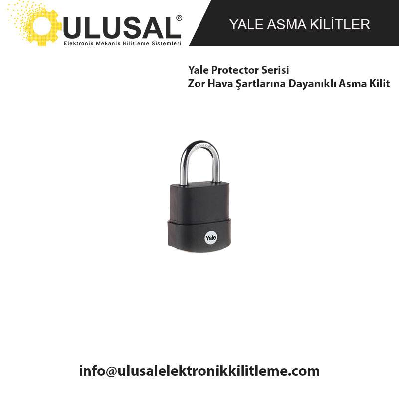 Yale Protector Serisi Zor Hava Şartlarına Dayanıklı Asma Kilit